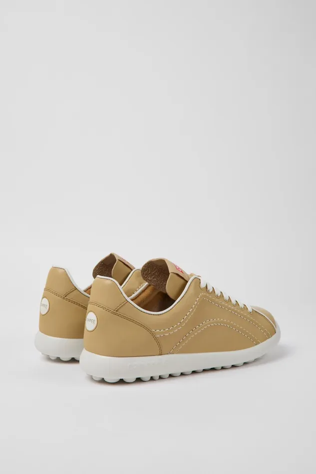 Women Pelotas XLite Beige Leather Sneakers Camper Sneakers