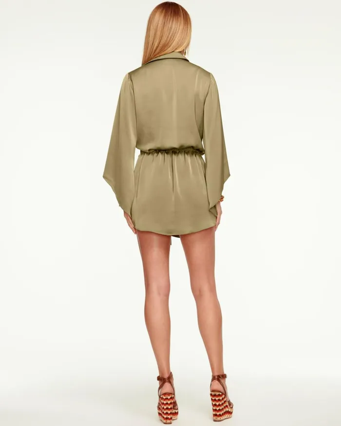 Women Penny Bell Sleeve Mini Dress Sandstone Ramy Brook Dresses Women Penny Bell Sleeve Mini Dress Sandstone Ramy Brook Dresses
