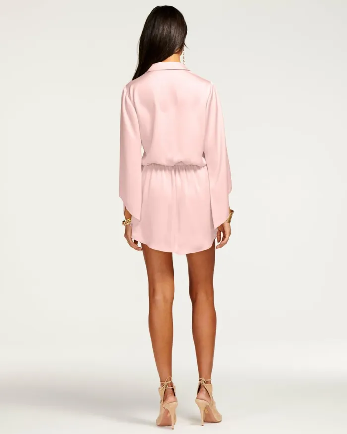 Women Penny Bell Sleeve Mini Dress Sandstone Ramy Brook Dresses Women Penny Bell Sleeve Mini Dress Sandstone Ramy Brook Dresses