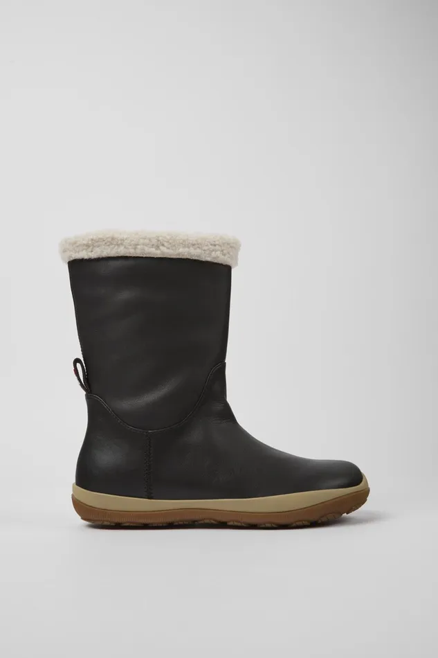 Women Peu Pista GORETEX Brown Leather Boots Camper Boots Women Peu Pista GORETEX Brown Leather Boots Camper Boots