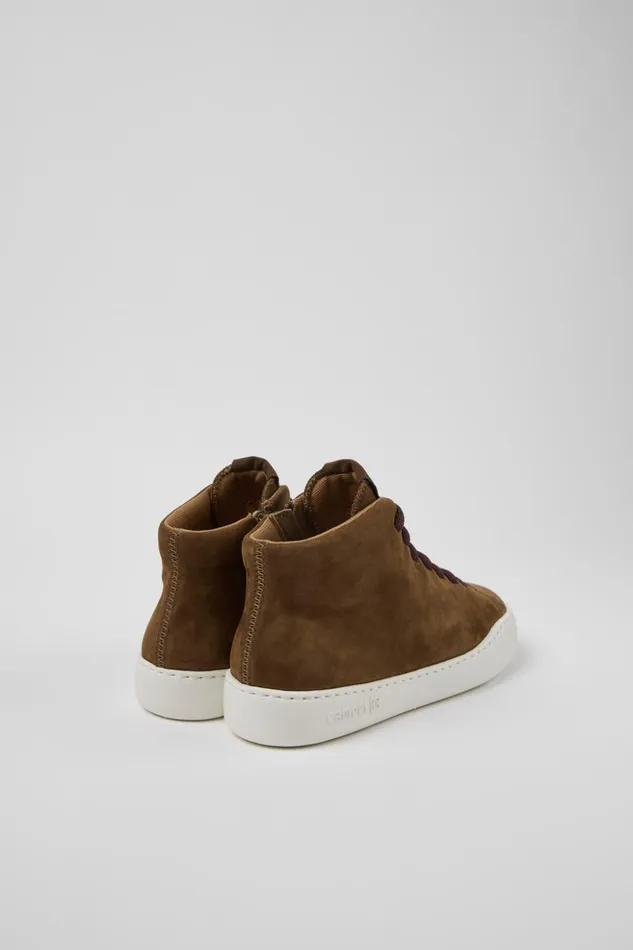 Women Peu Touring Brown Nubuck Sneakers Camper Ankle Boots