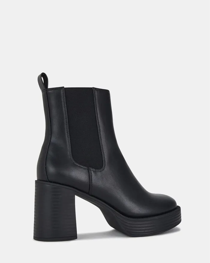 Women Platform Boots NOVO Shoes KAILANI BLACK