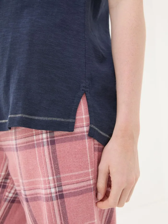 Women Pyjamas and Nightwear Fat Face Felicity Navy TShirt