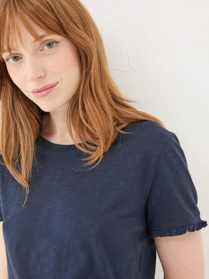 Women Pyjamas and Nightwear Fat Face Felicity Navy TShirt