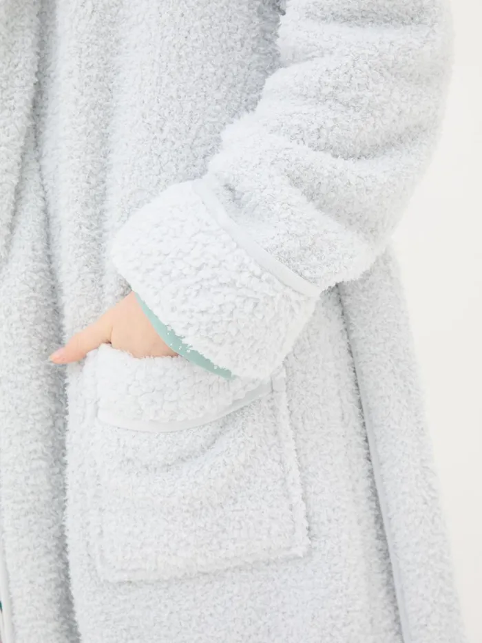 Women Pyjamas and Nightwear Fat Face Grey Snuggle Dressing Gown