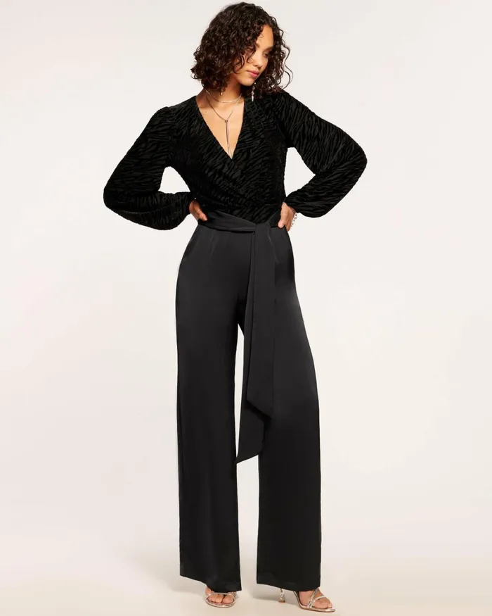 Women Rylie VNeck Jumpsuit Zebra Burnout Ramy Brook Dresses Women Rylie VNeck Jumpsuit Zebra Burnout Ramy Brook Dresses