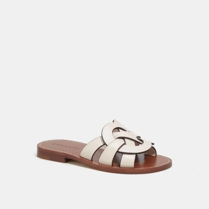 Women Sandals Coach Issa Sandal Chalk