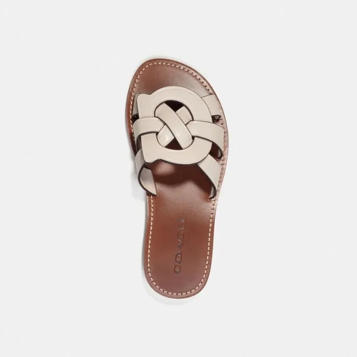 Women Sandals Coach Issa Sandal Chalk