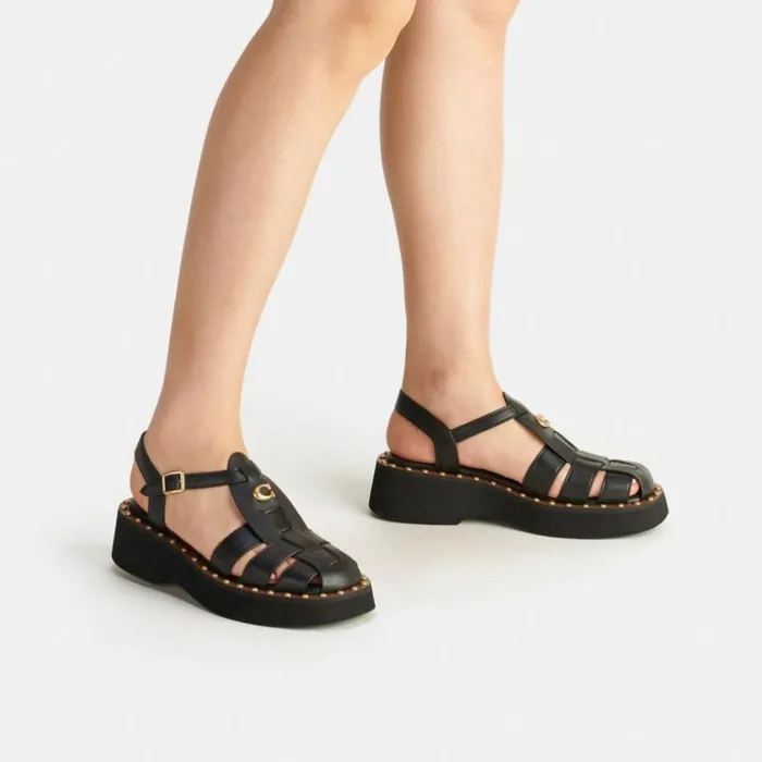 Women Sandals Coach Vivienne Sandal Black