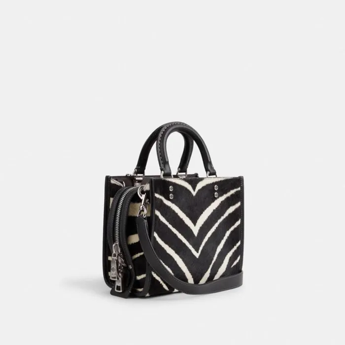 Women Satchels and Top Handles Coach Rogue 20 In Haircalf With Zebra Print Silverzebra Women Satchels and Top Handles Coach Rogue 20 In Haircalf With Zebra Print Silverzebra
