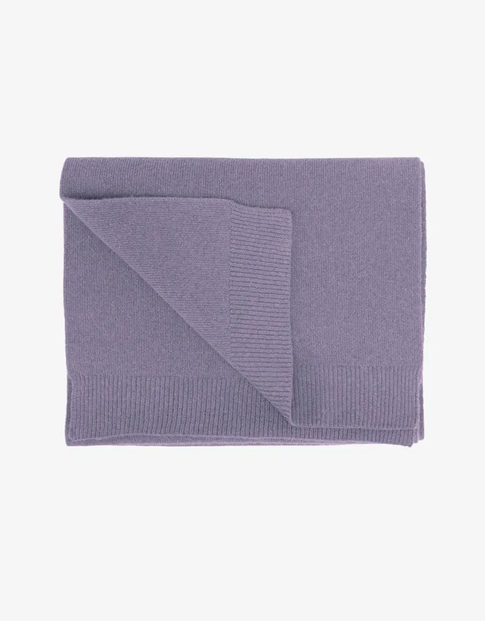 Women Scarves Colorful Standard Merino Wool Scarf Purple Haze