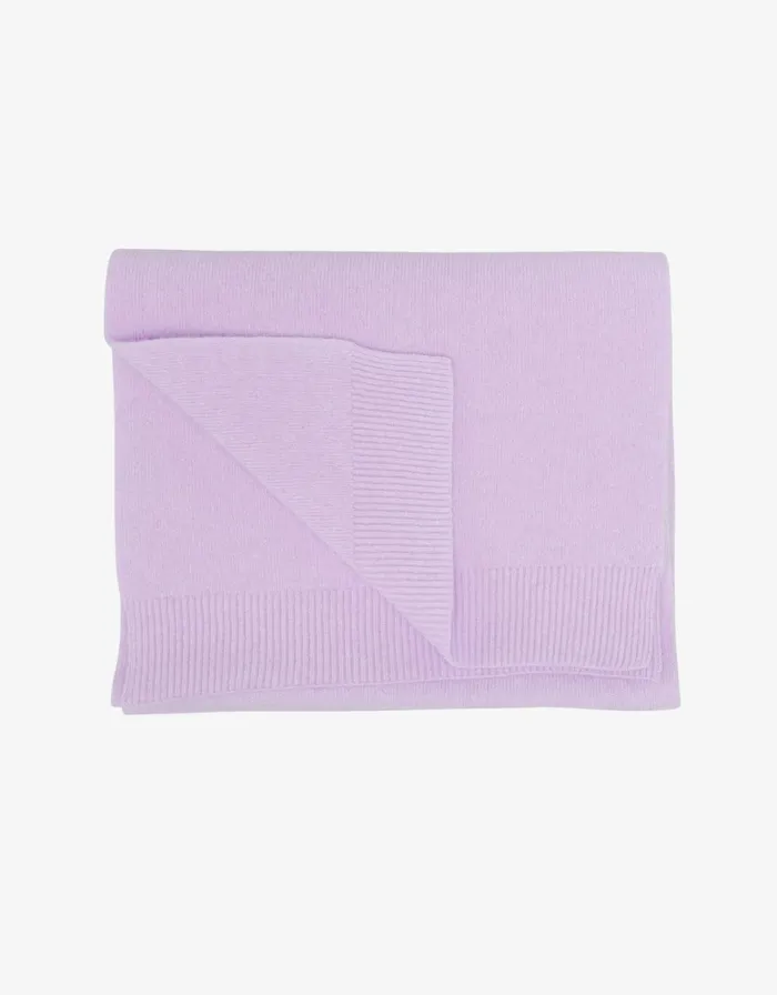 Women Scarves Colorful Standard Merino Wool Scarf Soft Lavender