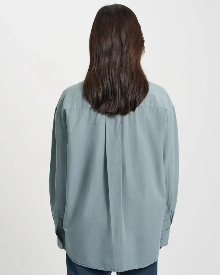 Women Shirts Colorful Standard Organic Oversized Shirt Oyster Grey