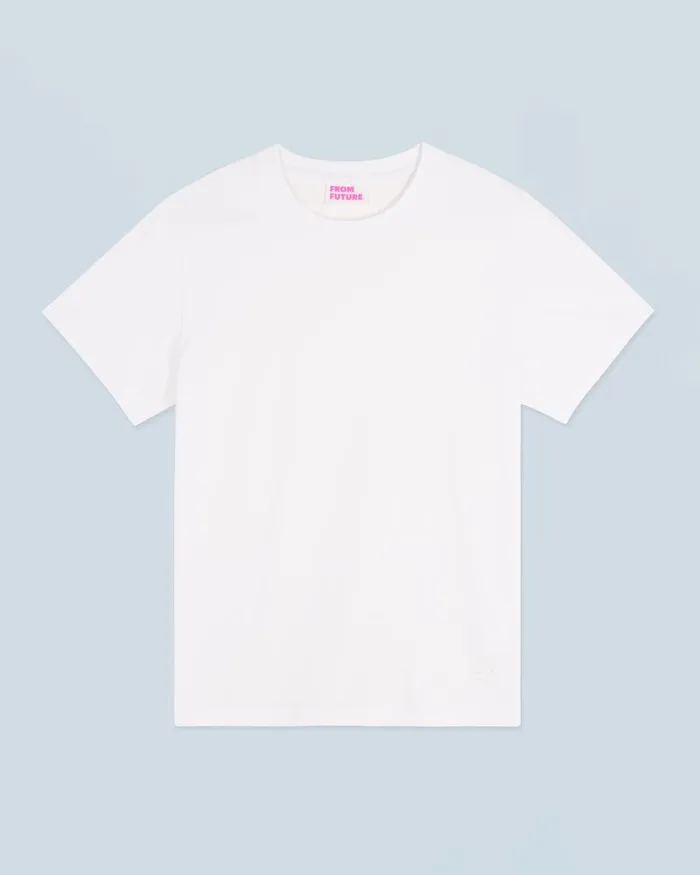 Women Shirts TShirts and Tops From Future Crewneck Short Sleeve TShirt White