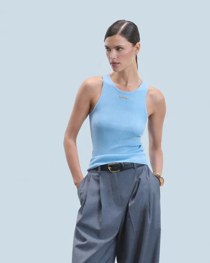 Women Shirts TShirts and Tops From Future Tank Top Baby Blue