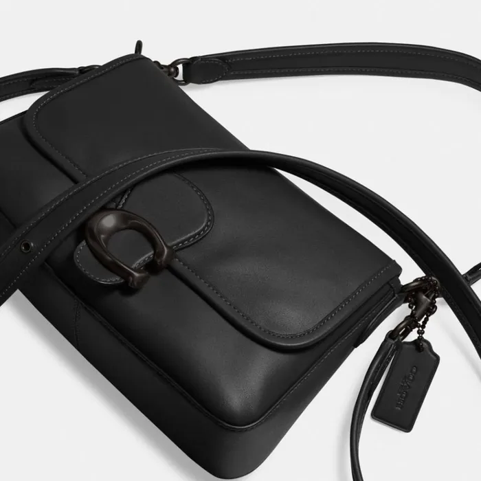 Women Shoulder Bags and Hobos Coach Soft Tabby Shoulder Bag Pewterblack