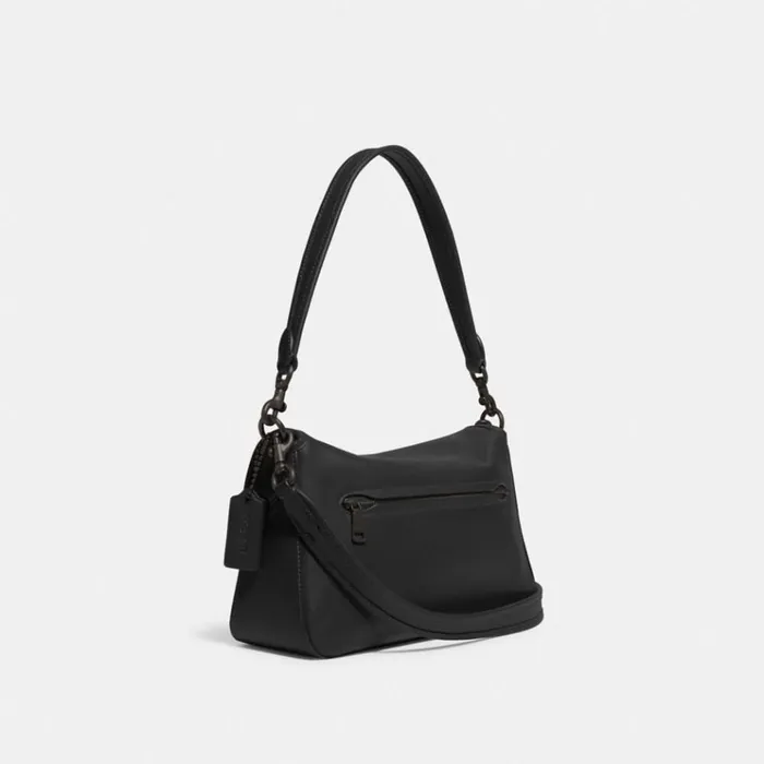 Women Shoulder Bags and Hobos Coach Soft Tabby Shoulder Bag Pewterblack