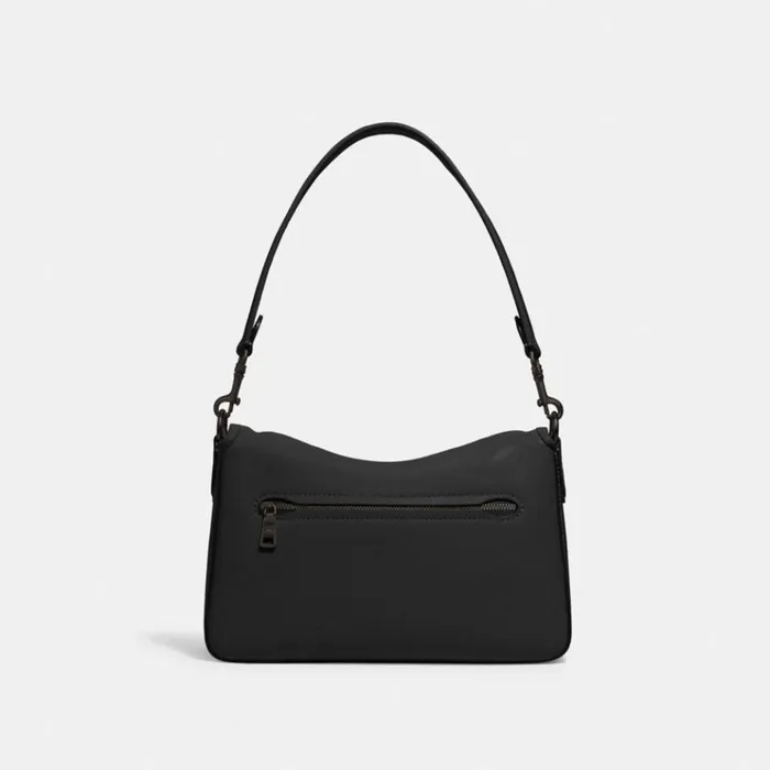 Women Shoulder Bags and Hobos Coach Soft Tabby Shoulder Bag Pewterblack
