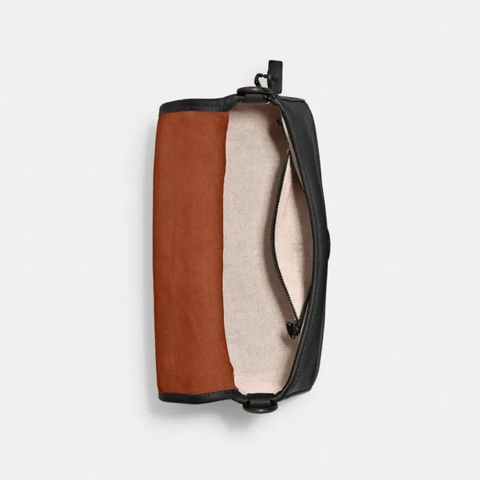 Women Shoulder Bags and Hobos Coach Soft Tabby Shoulder Bag Pewterblack