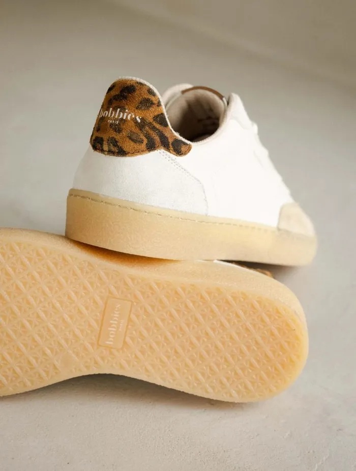 Women Sneakers Bobbies Bahia Off White and Wild Leo Women Sneakers Bobbies Bahia Off White and Wild Leo