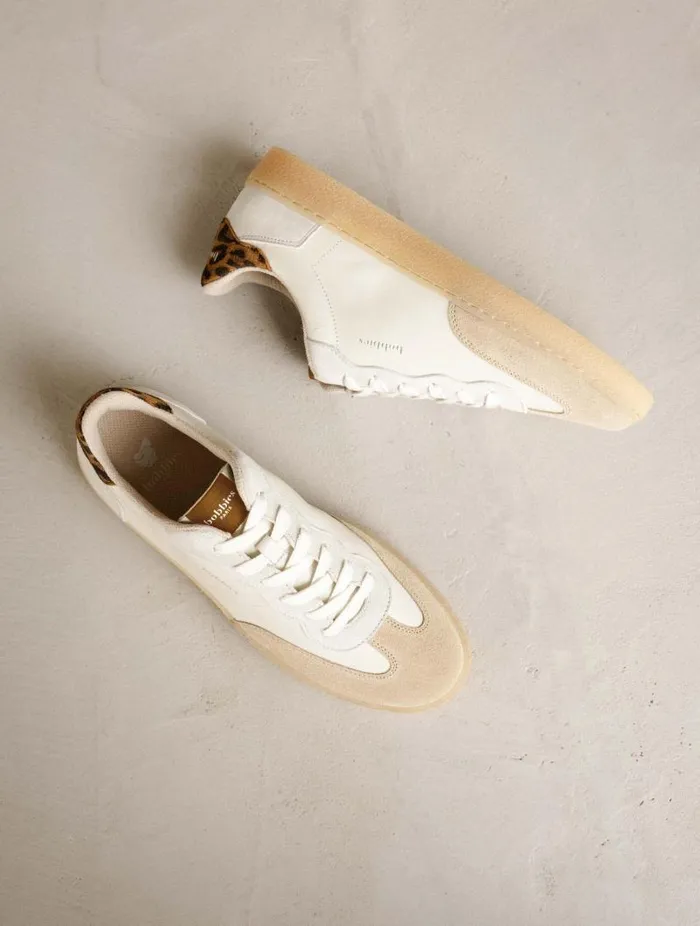 Women Sneakers Bobbies Bahia Off White and Wild Leo Women Sneakers Bobbies Bahia Off White and Wild Leo