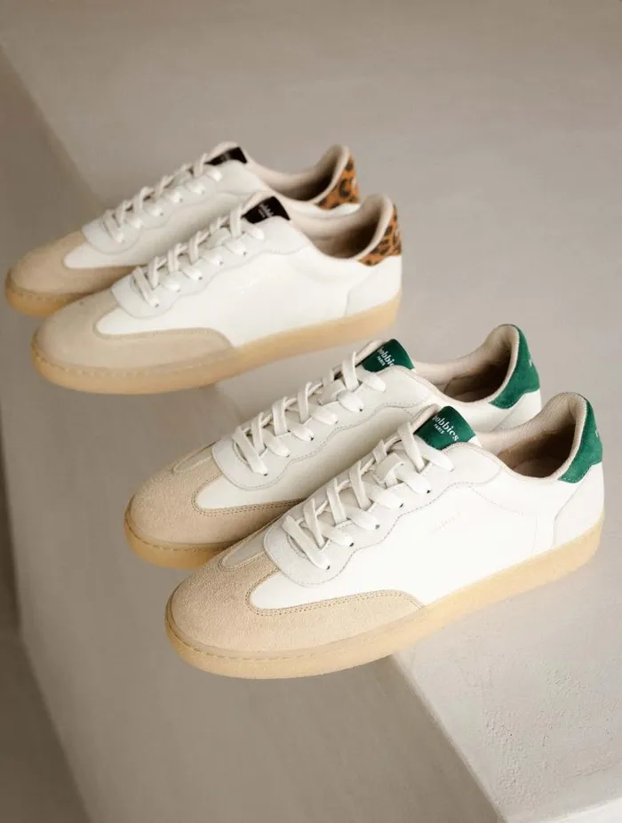 Women Sneakers Bobbies Bahia Off White and Wild Leo Women Sneakers Bobbies Bahia Off White and Wild Leo