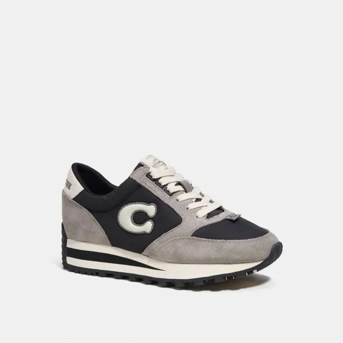 Women Sneakers Coach Runner Sneaker Blackchalk