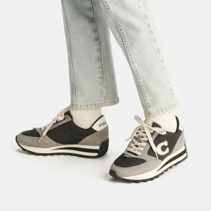 Women Sneakers Coach Runner Sneaker Blackchalk