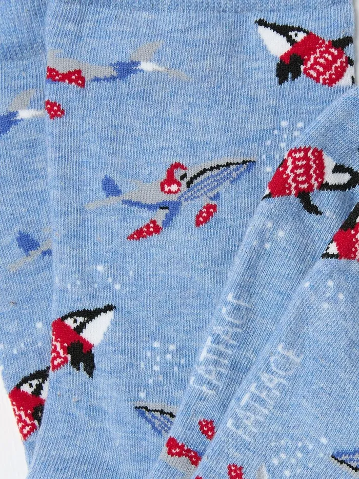 Women Socks and Tights Fat Face Blue Wilson The Whale Shelter Socks 1 Pack Women Socks and Tights Fat Face Blue Wilson The Whale Shelter Socks 1 Pack