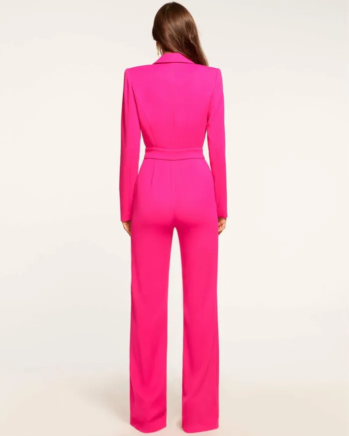 Women Sophie Tailored Jumpsuit Electric Pink Ramy Brook Dresses