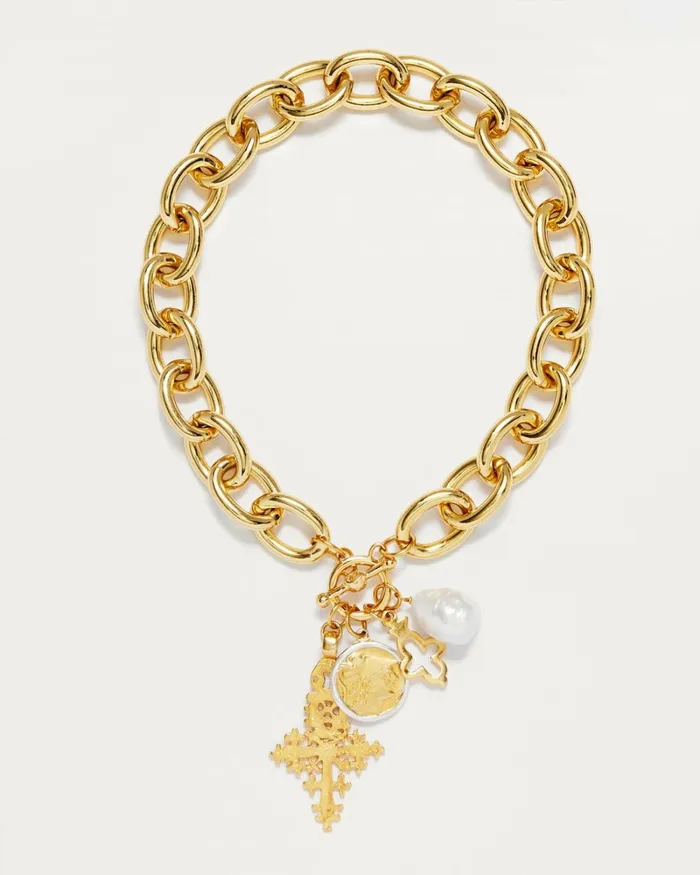 Women Stormy Charm Necklace Gold Ramy Brook Jewelry
