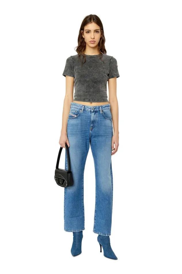 Women Straight Jeans 1999 DReggy 09c15 Light Blue Diesel Straight