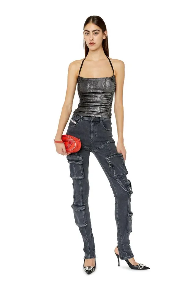 Women Super Skinny Jeans 1984 SlandyHigh 09f27 Blackdark Grey Diesel Super Skinny Women Super Skinny Jeans 1984 SlandyHigh 09f27 Blackdark Grey Diesel Super Skinny