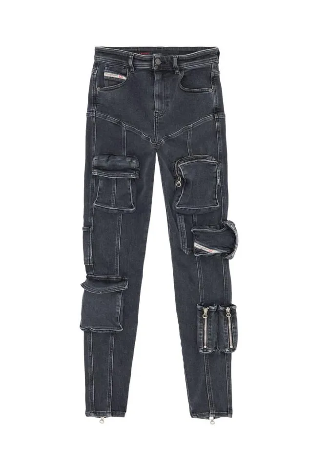Women Super Skinny Jeans 1984 SlandyHigh 09f27 Blackdark Grey Diesel Super Skinny Women Super Skinny Jeans 1984 SlandyHigh 09f27 Blackdark Grey Diesel Super Skinny
