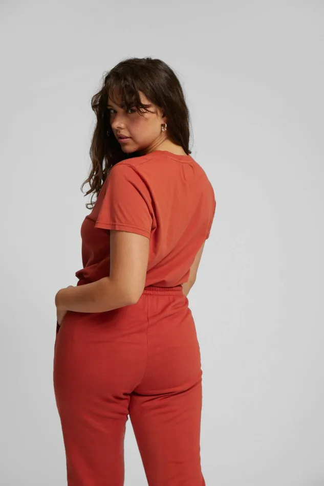Women Sweatpants Colorful Standard Organic Sweatpants Sandstone Orange