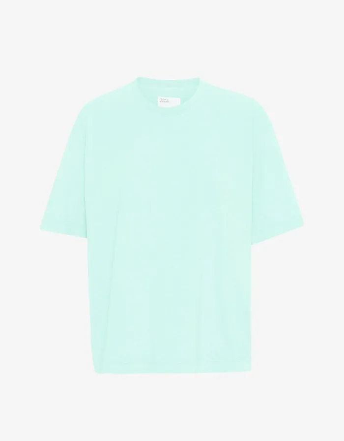 Women TShirts Colorful Standard Oversized Organic TShirt Light Aqua