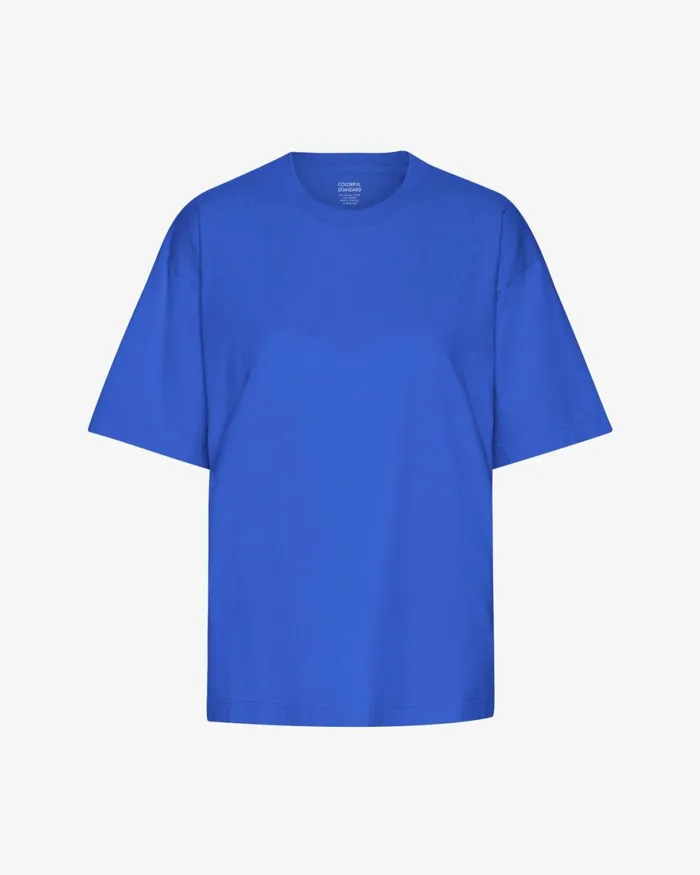 Women TShirts Colorful Standard Oversized Organic TShirt Sapphire Blue