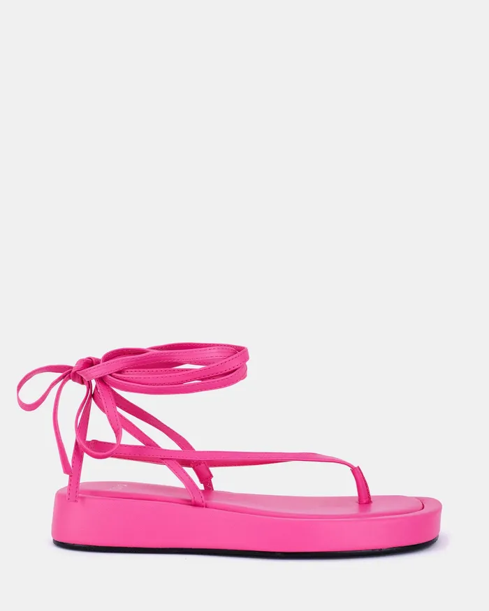 Women TALISHA Magenta Flatforms NOVO Shoes