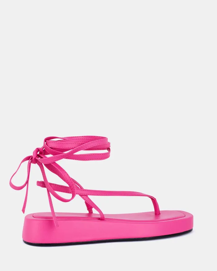 Women TALISHA Magenta Flatforms NOVO Shoes