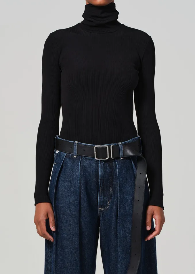 Women Tops Citizens Of Humanity Caradene Turtleneck In Black