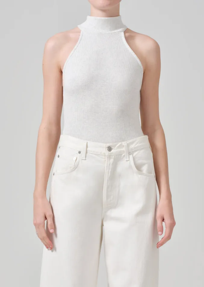 Women Tops Citizens Of Humanity Dani Sleeveless Mock Neck In Pashmina