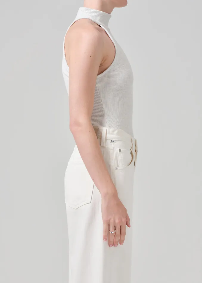 Women Tops Citizens Of Humanity Dani Sleeveless Mock Neck In Pashmina