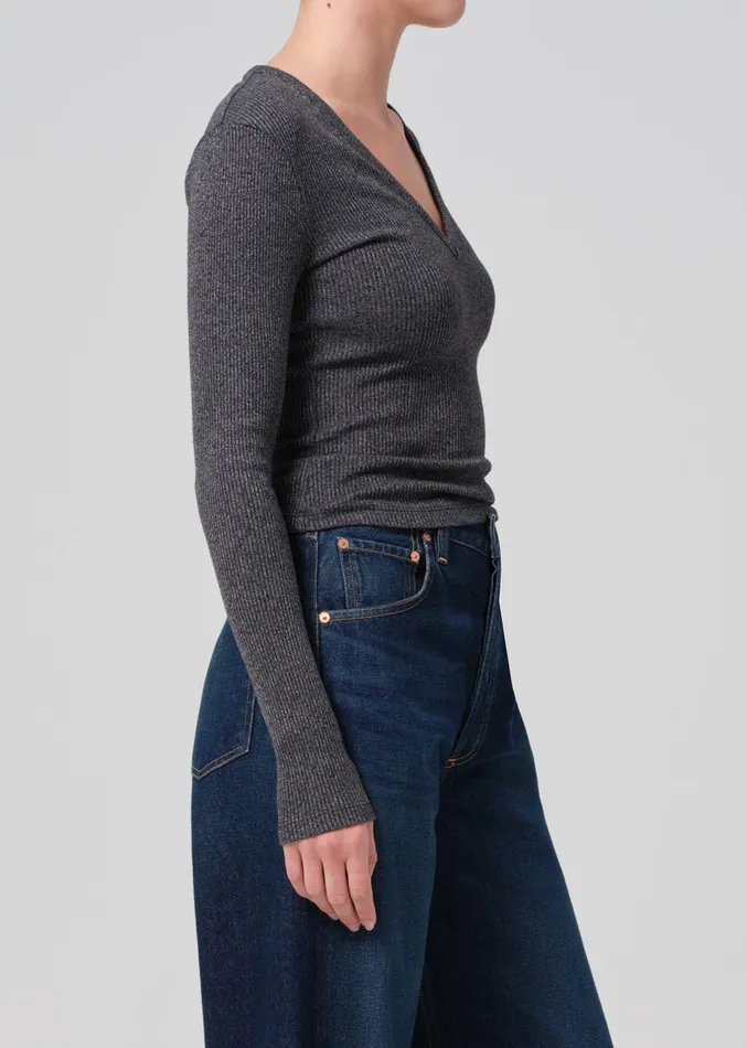 Women Tops Citizens Of Humanity Emma VNeck In Black