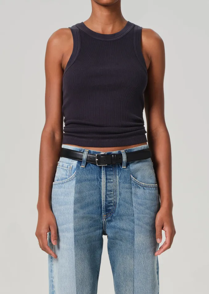 Women Tops Citizens Of Humanity Isabel Rib Tank In Charcoal