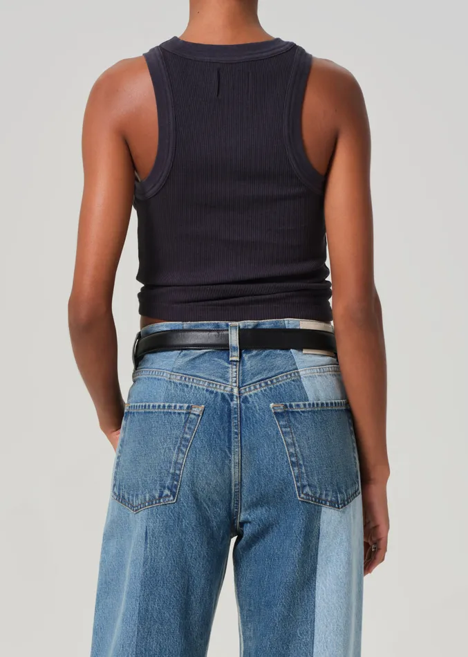 Women Tops Citizens Of Humanity Isabel Rib Tank In Charcoal