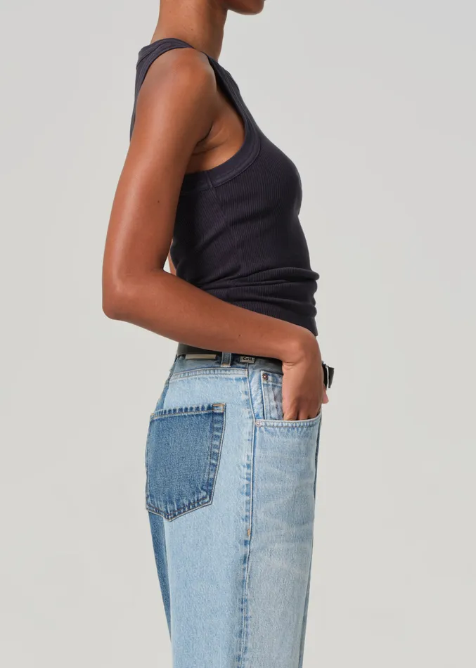 Women Tops Citizens Of Humanity Isabel Rib Tank In Charcoal