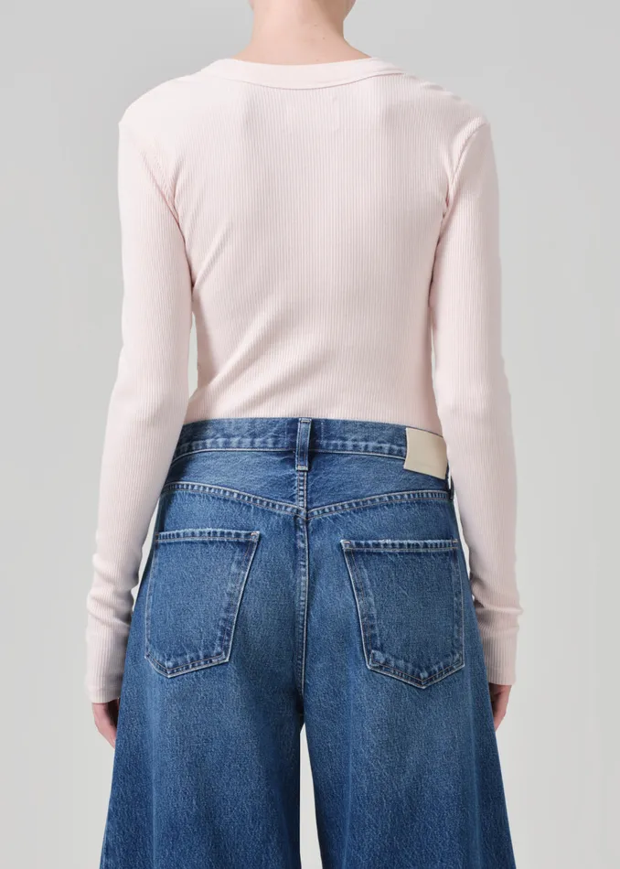 Women Tops Citizens Of Humanity Varra Henley In Cameo