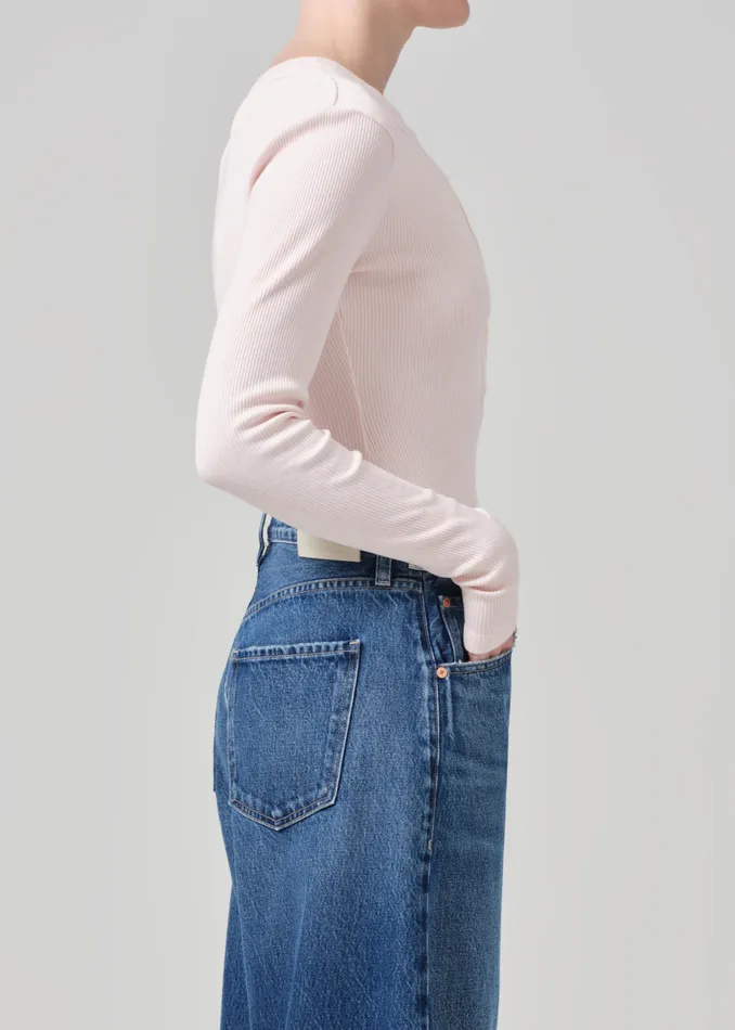 Women Tops Citizens Of Humanity Varra Henley In Cameo