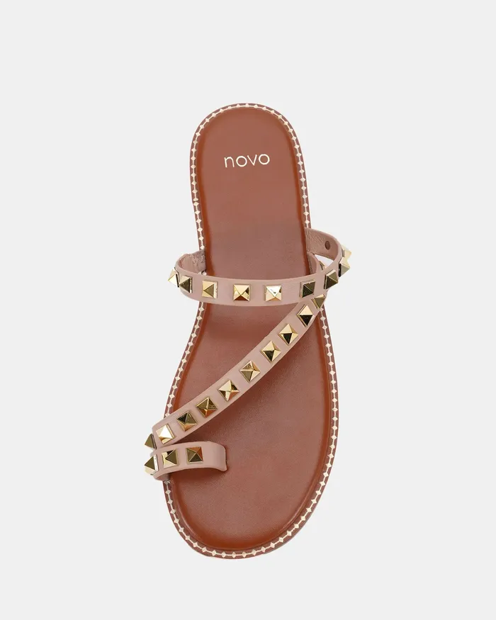 Women TREGLIO NUDE Sandals Flat Sandals NOVO Shoes