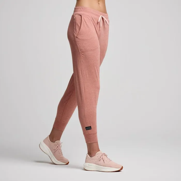 Women Triumph Pant Lotus Heather Saucony Bottoms
